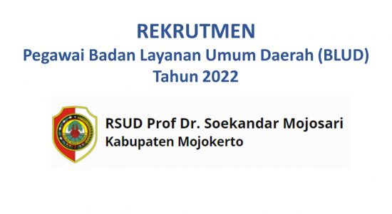 Badan Layanan Umum Daerah, RSUD Prof dr Soekandar, Kabupaten Mojokerto, loker RSUD Prof dr Soekandar, lowongan kerja RSUD Prof dr Soekandar, penerimaan pegawai BLUD