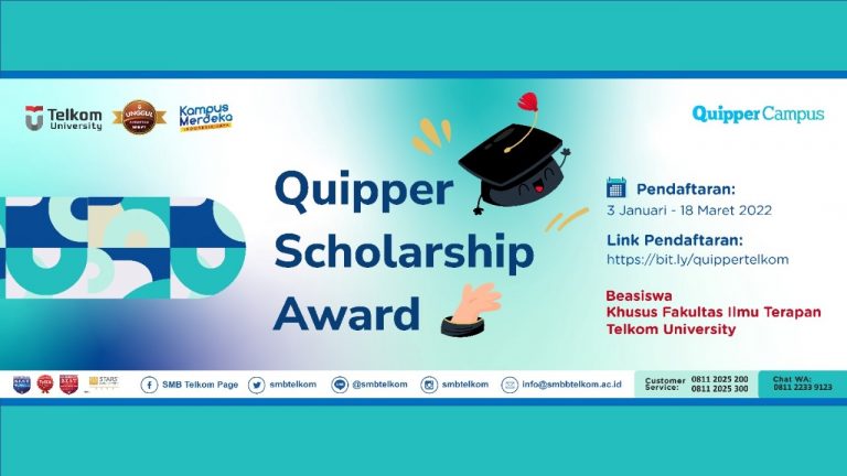 Telkom University Tawarkan Beasiswa “Quipper Scholarship Award (QSA) 2022”
